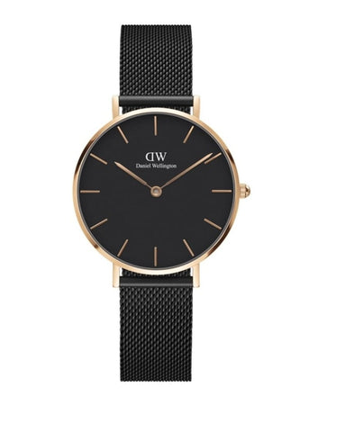 Orologio Daniel Wellington da donna nero Petite Ashfield DW00100201 