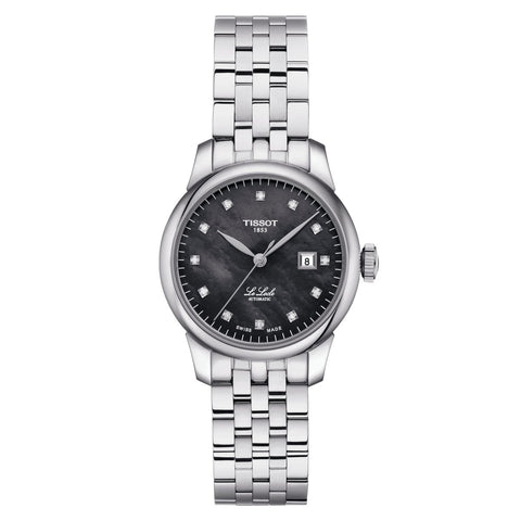 Tissot Ladies Watch Automatic Le Locle 29mm Black Diamond T0062071112600