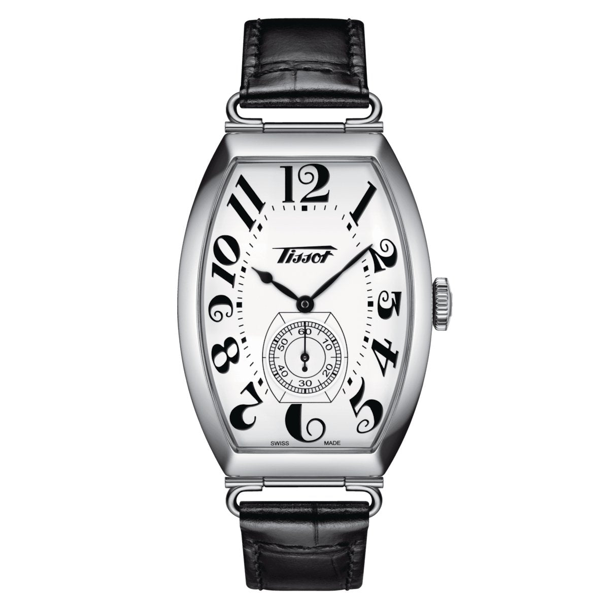 Tissot Ladies Watch Heritage Porto Hand Wind Black White T1285051601200