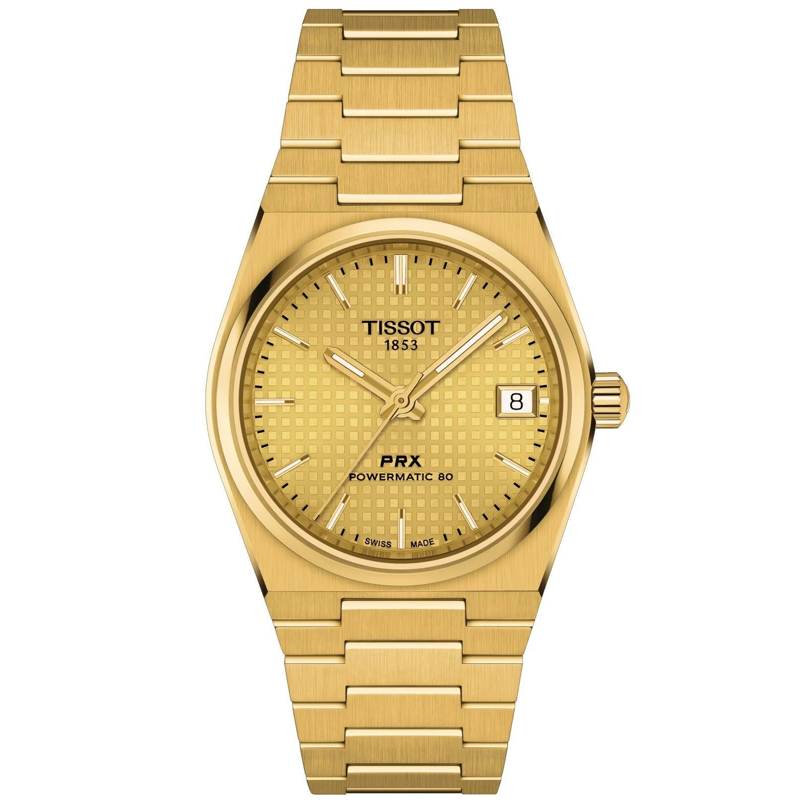 Tissot PRX Powermatic 80 Men's Gold Watch T1372073302100