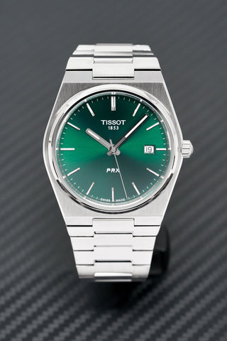 Orologio Tissot Prx da uomo verde T1374101109100