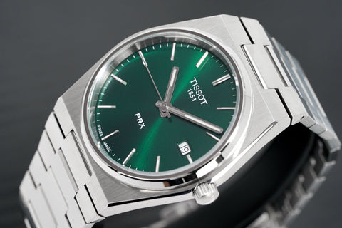 Orologio Tissot Prx da uomo verde T1374101109100