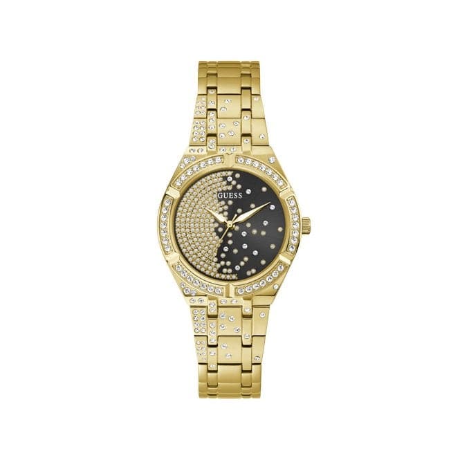 Orologio sportivo da donna Afterglow in acciaio inossidabile color oro GW0312L2