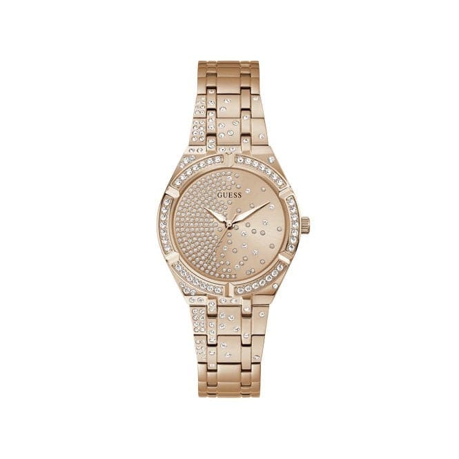 Orologio sportivo da donna Afterglow in acciaio inossidabile oro rosa GW0312L3