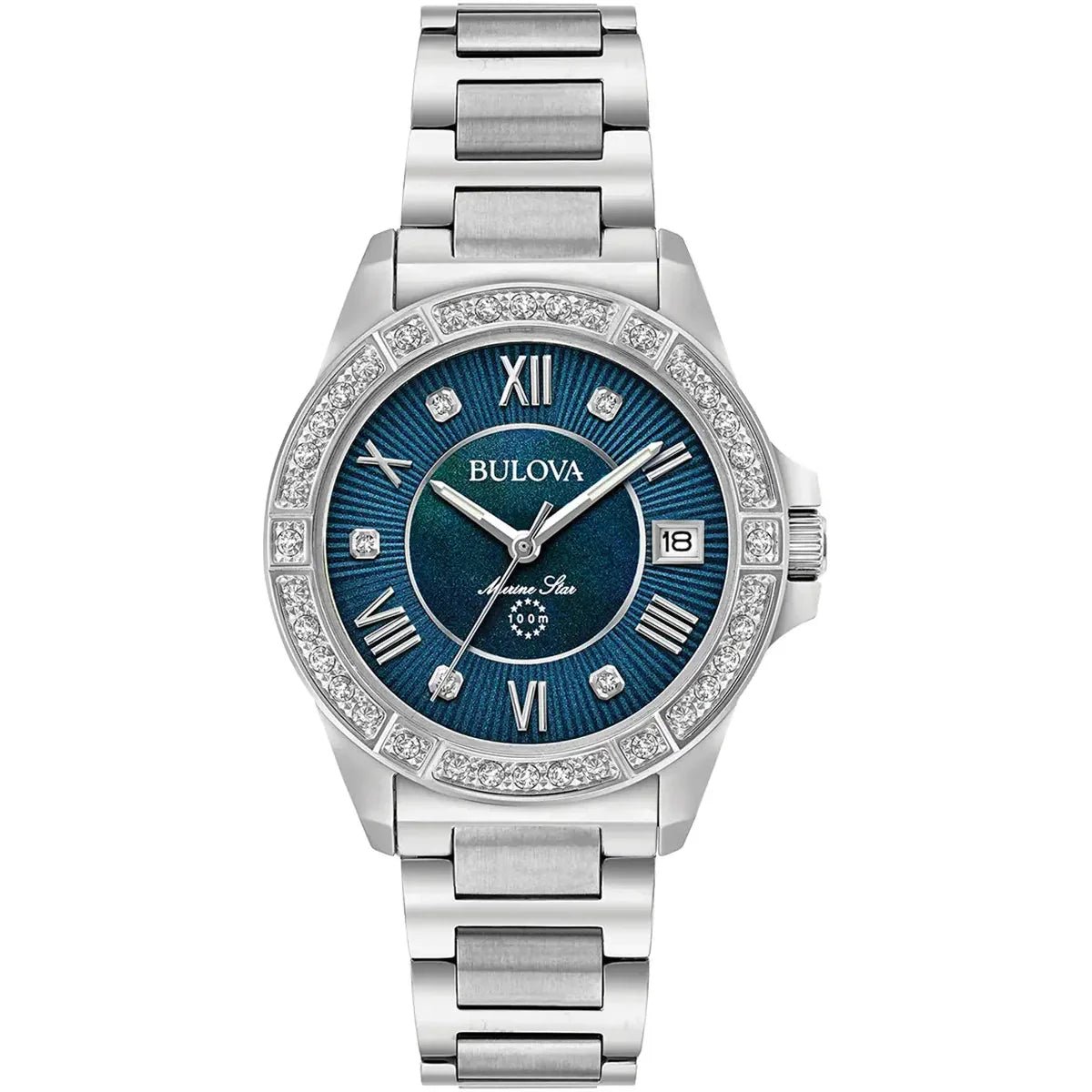 Orologio Bulova Marine Star da donna in argento 96R215 