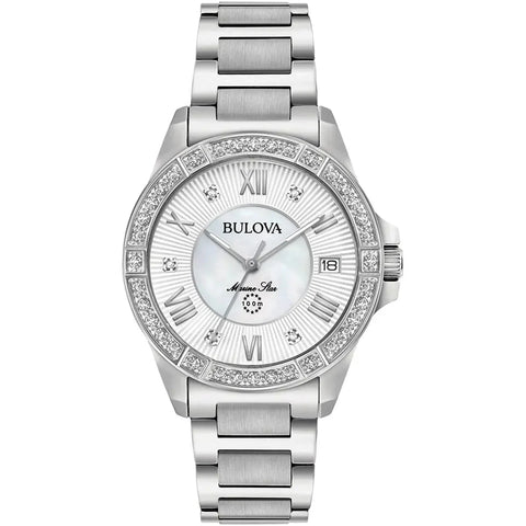 Orologio Bulova Marine Star da donna in argento 96R232 