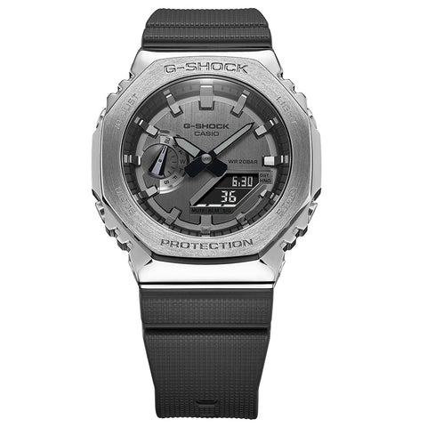 Casio G-Shock Herren-Armbanduhr aus Metall, klassisch, GM-2100-1AER