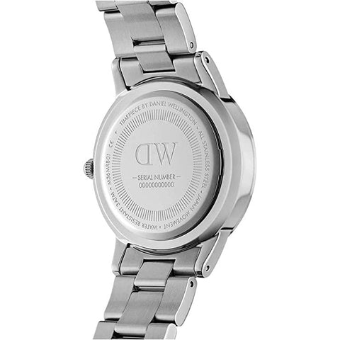 Daniel Wellington Iconic Link Arctic Damen-Silberuhr DW00100457