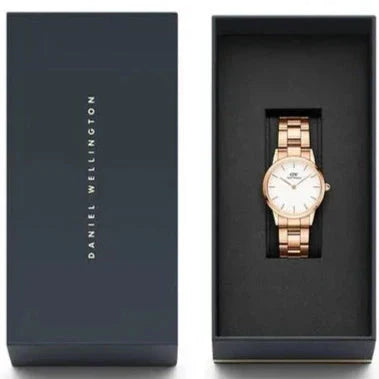 Orologio da donna Daniel Wellington Iconic Link in oro rosa DW00600213