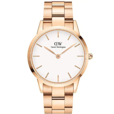 Daniel Wellington Iconic Link Herrenuhr aus Roségold DW00100343