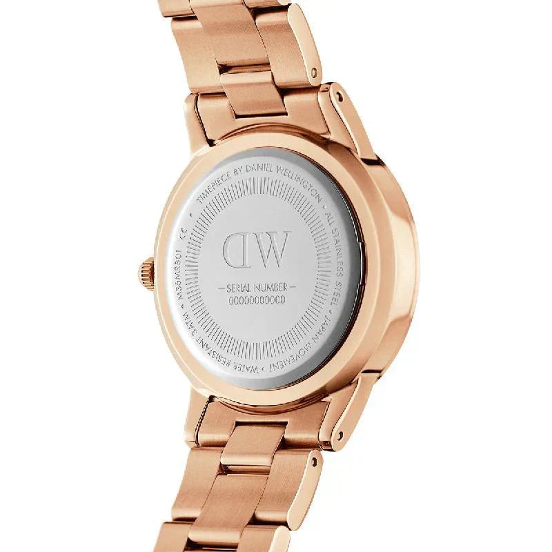 Orologio da uomo Daniel Wellington Iconic Link in oro rosa DW00100343