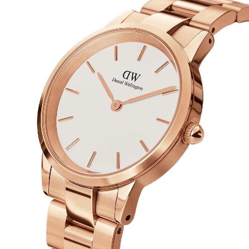 Orologio da uomo Daniel Wellington Iconic Link in oro rosa DW00100343