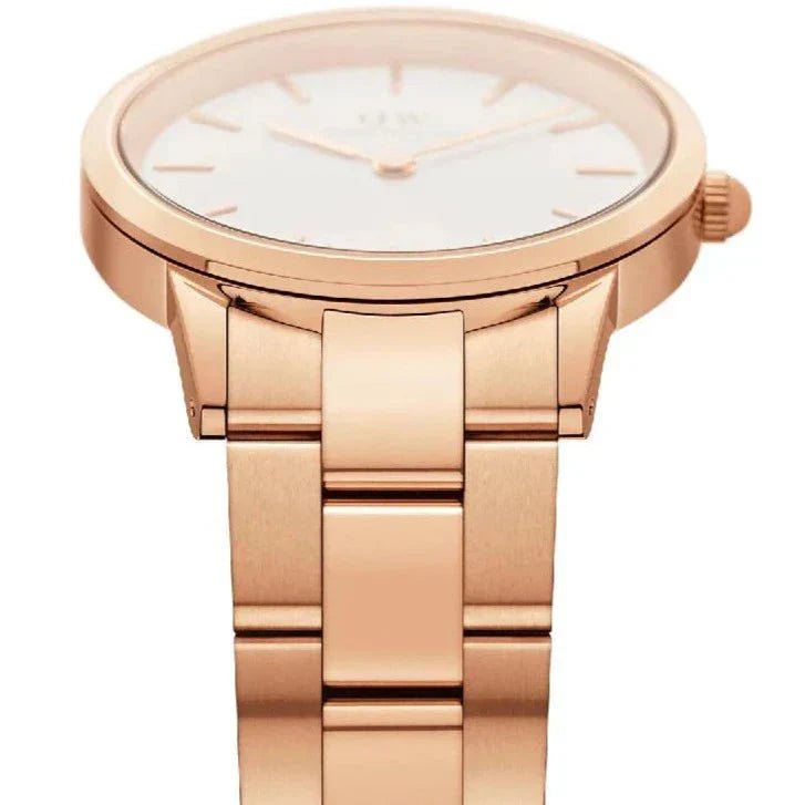 Orologio da uomo Daniel Wellington Iconic Link in oro rosa DW00100343