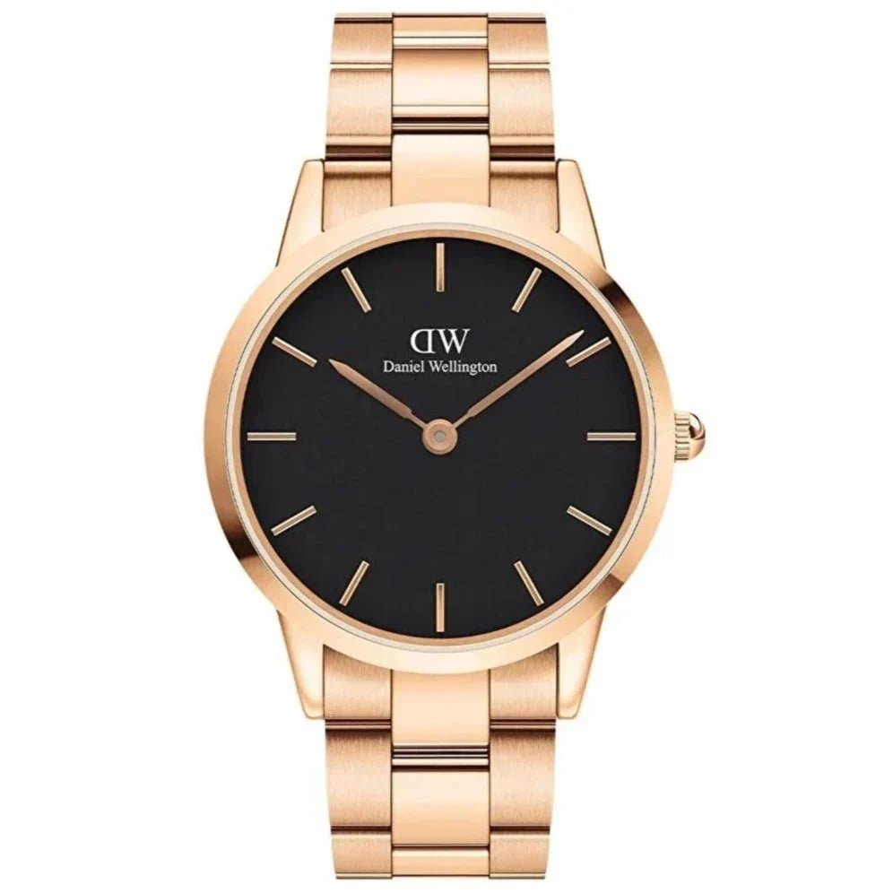 Orologio da uomo Daniel Wellington Iconic Link in oro rosa DW00600344