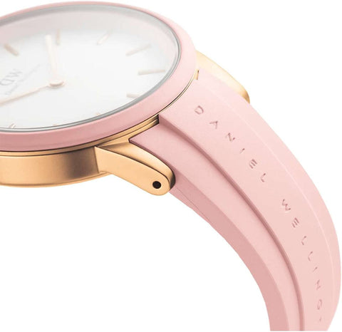 Daniel Wellington Iconic Motion Pastell-Damenuhr in Rosa DW00100533