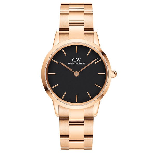 Daniel Wellington Iconinc Link-Uhr für Damen in Roségold, DW00100212