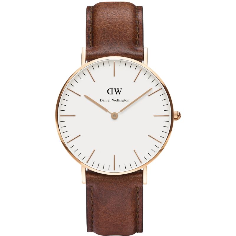 Orologio da uomo Daniel Wellington marrone classico ST Mawes DW00100035