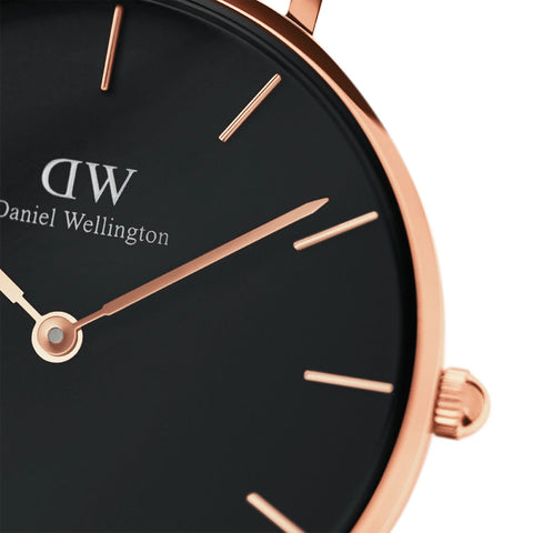 Daniel Wellington Petite Sheffield Orologio da donna nero DW00600224