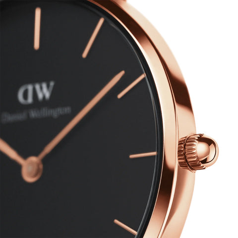 Daniel Wellington Petite Sheffield Orologio da donna nero DW00600224