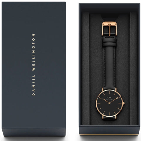 Daniel Wellington Petite Sheffield Damenuhr in Schwarz DW00600224