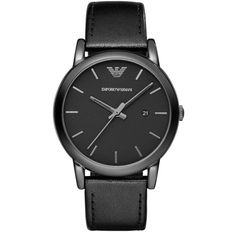 Emporio Armani AR1732 Men's Classic Black PVD Watch