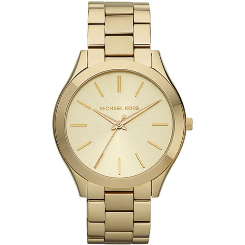 Orologio Michael Kors MK3179 da donna Slim Runway in oro