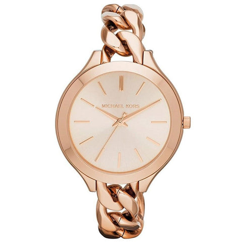 Michael Kors MK3223 Ladies Slim Runway Rose Gold Watch