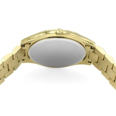 Orologio Michael Kors MK3335 da donna con motivo Runway Gold Slim