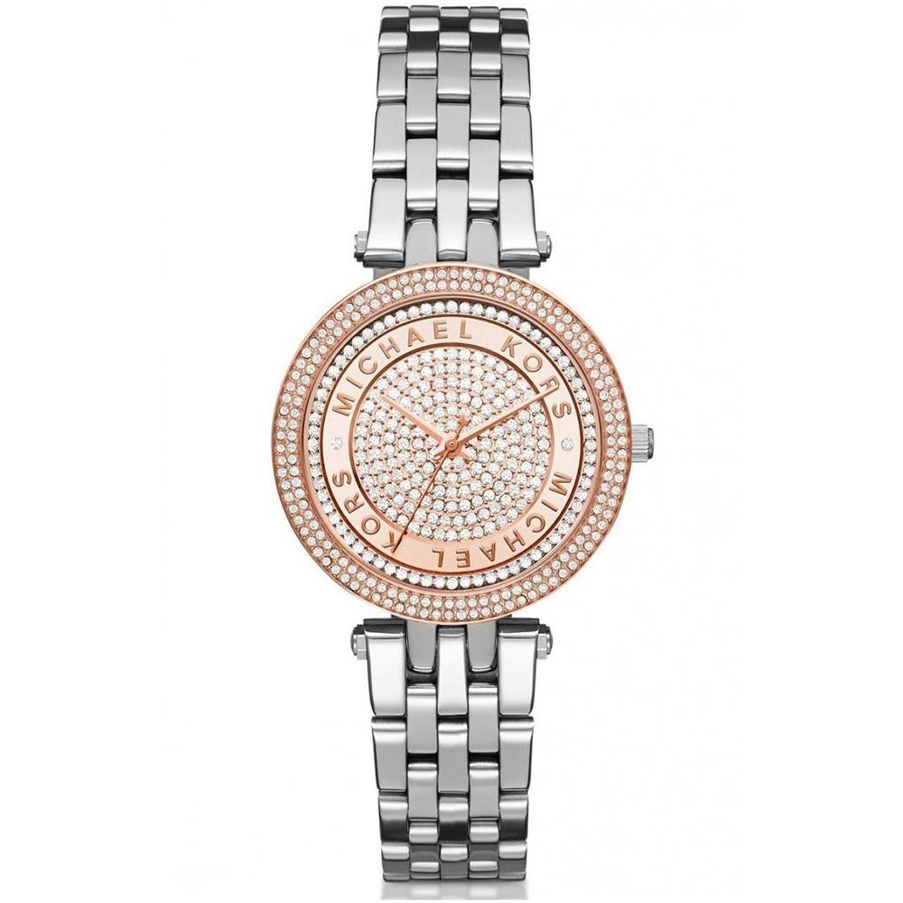 Michael Kors MK3446 Damen-Armbanduhr Mini Darci in Roségold