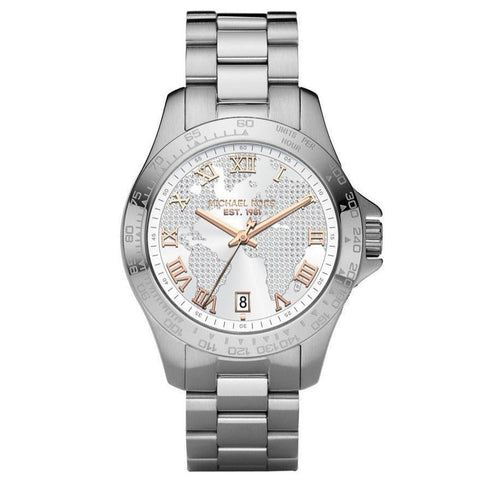 Orologio da donna Michael Kors MK5958 Layton con quadrante in argento pavé