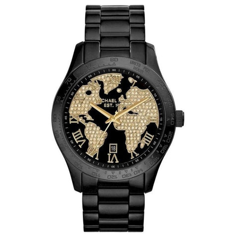 Orologio Michael Kors MK6091 da donna Layton con quadrante nero pavé