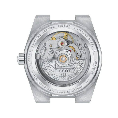 Tissot PRX 35MM Auto Unisex-Armbanduhr aus Perlmutt T1372071111100