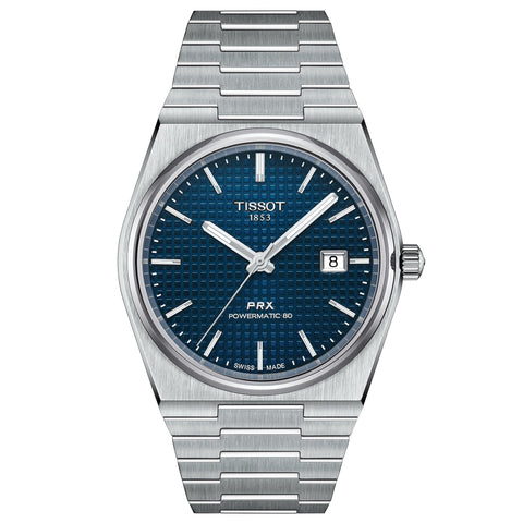 Tissot PRX Powermatic 80 Herrenuhr in Blau T1374071104100 