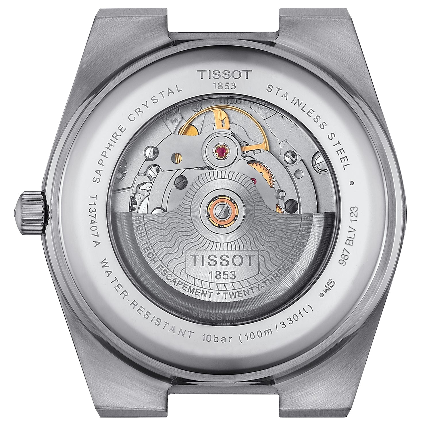 Tissot PRX Powermatic 80 Herrenuhr in Blau T1374071104100 