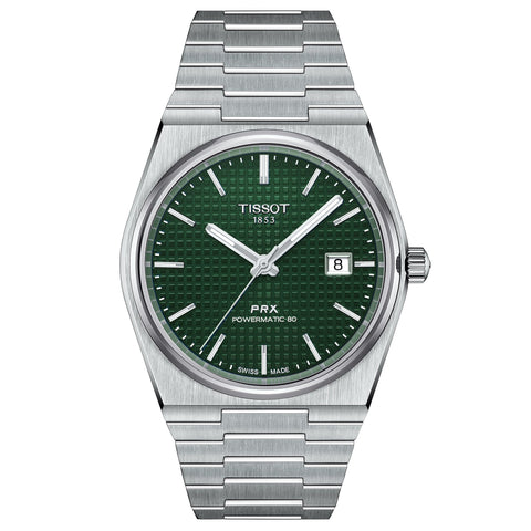 Tissot Prx Powermatic 80 Men's Green Watch T1374071109100