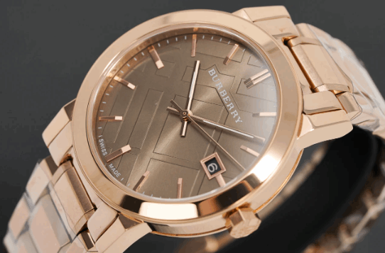 Burberry The City Watch Ladies Rose Gold BU9005