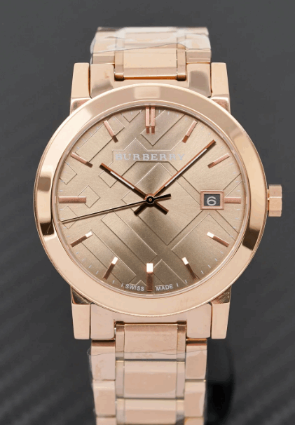 Burberry The City Watch Ladies Rose Gold BU9005