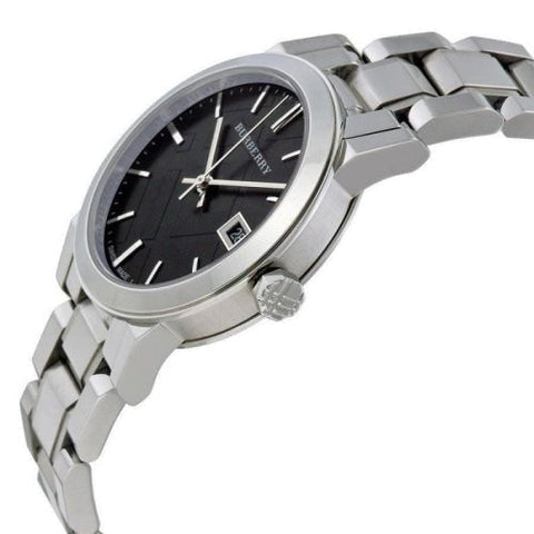 Burberry The City Watch Ladies Silver/Black BU9101