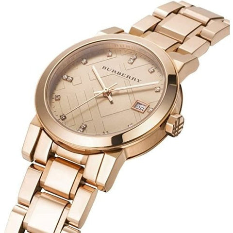 Burberry The City Ladies Rose Gold Watch BU9126