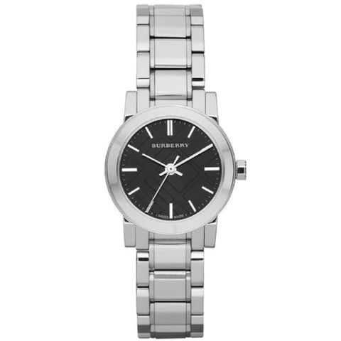 Burberry The City Watch Ladies Petite Silver/Black BU9201