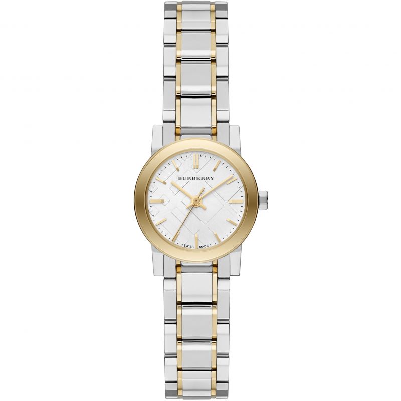 Burberry Ladies Watch The City 26mm Two Tone Gold BU9217