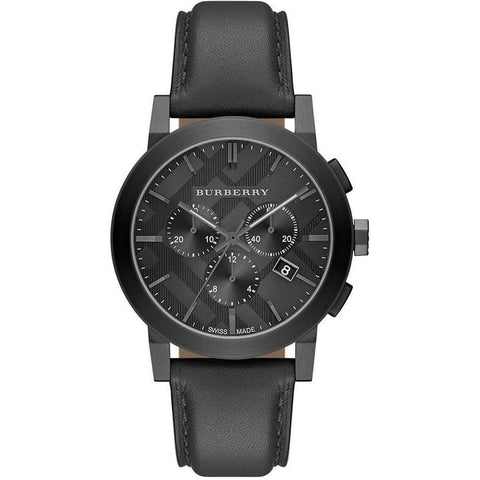 Burberry Herrenuhr Chronograph The City Schwarz BU9364