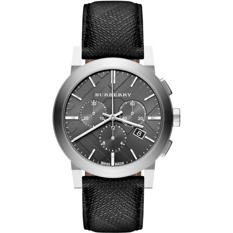 Burberry Herrenuhr Chronograph The City Grau BU9362