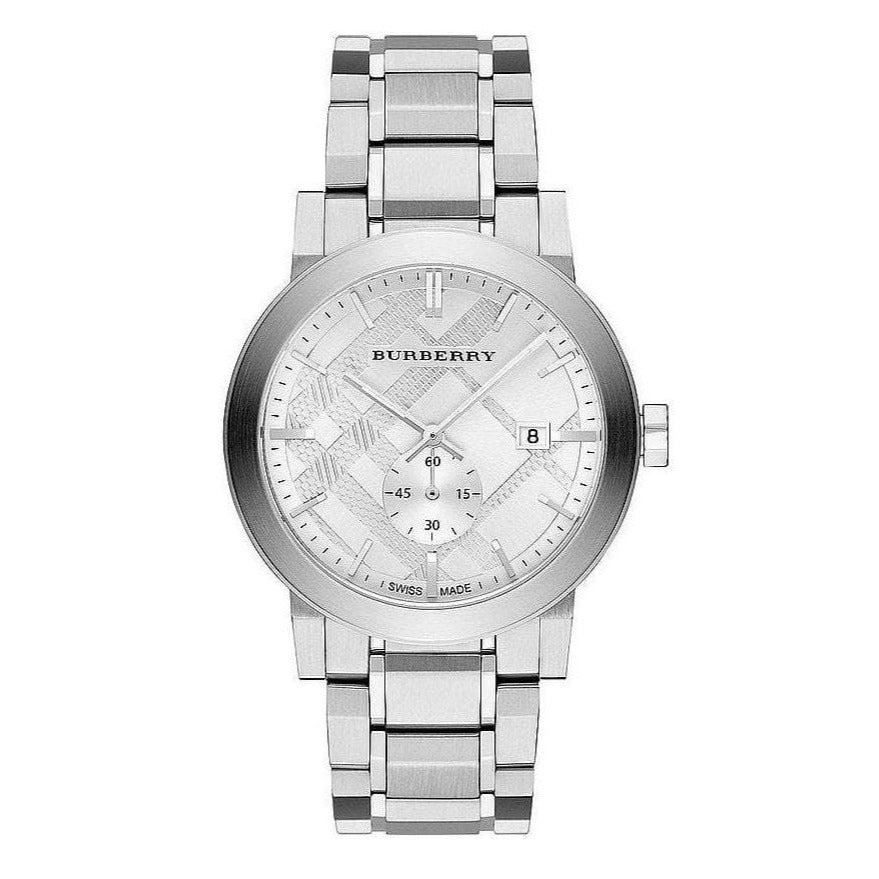 Burberry Herrenuhr The City 42mm Silber BU9900