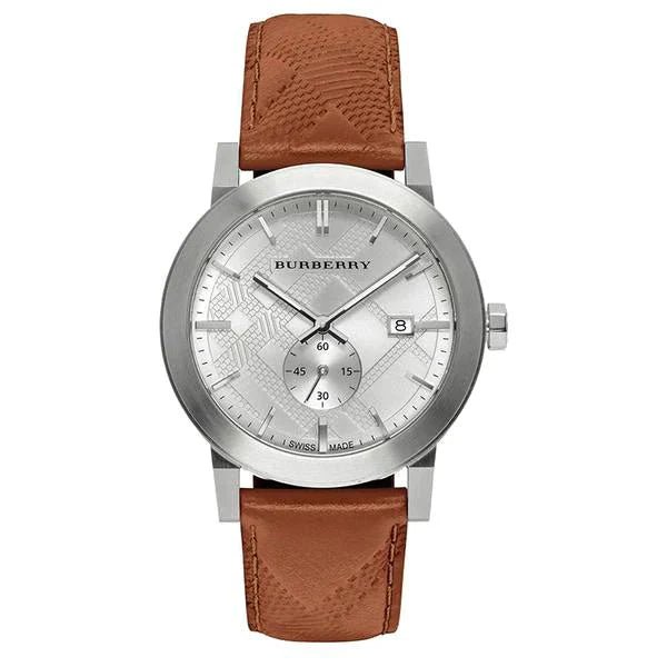 Orologio da uomo Burberry The City Silver Brown BU9904