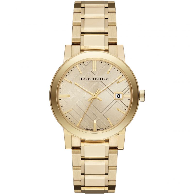 Burberry Watch The City Yellow Gold BU9033