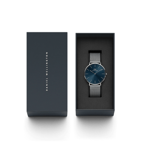 Daniel Wellington Classic Mesh Arctic Herrenuhr in Blau DW00100628