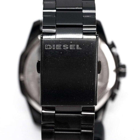 Diesel DZ4283 Men's Chronograph Mega Chief Black PVD Watch