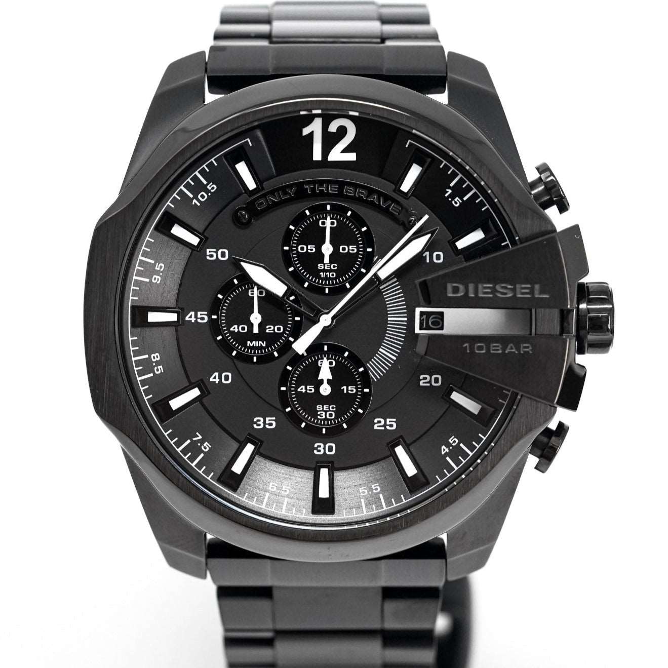 Diesel DZ4283 Men's Chronograph Mega Chief Black PVD Watch