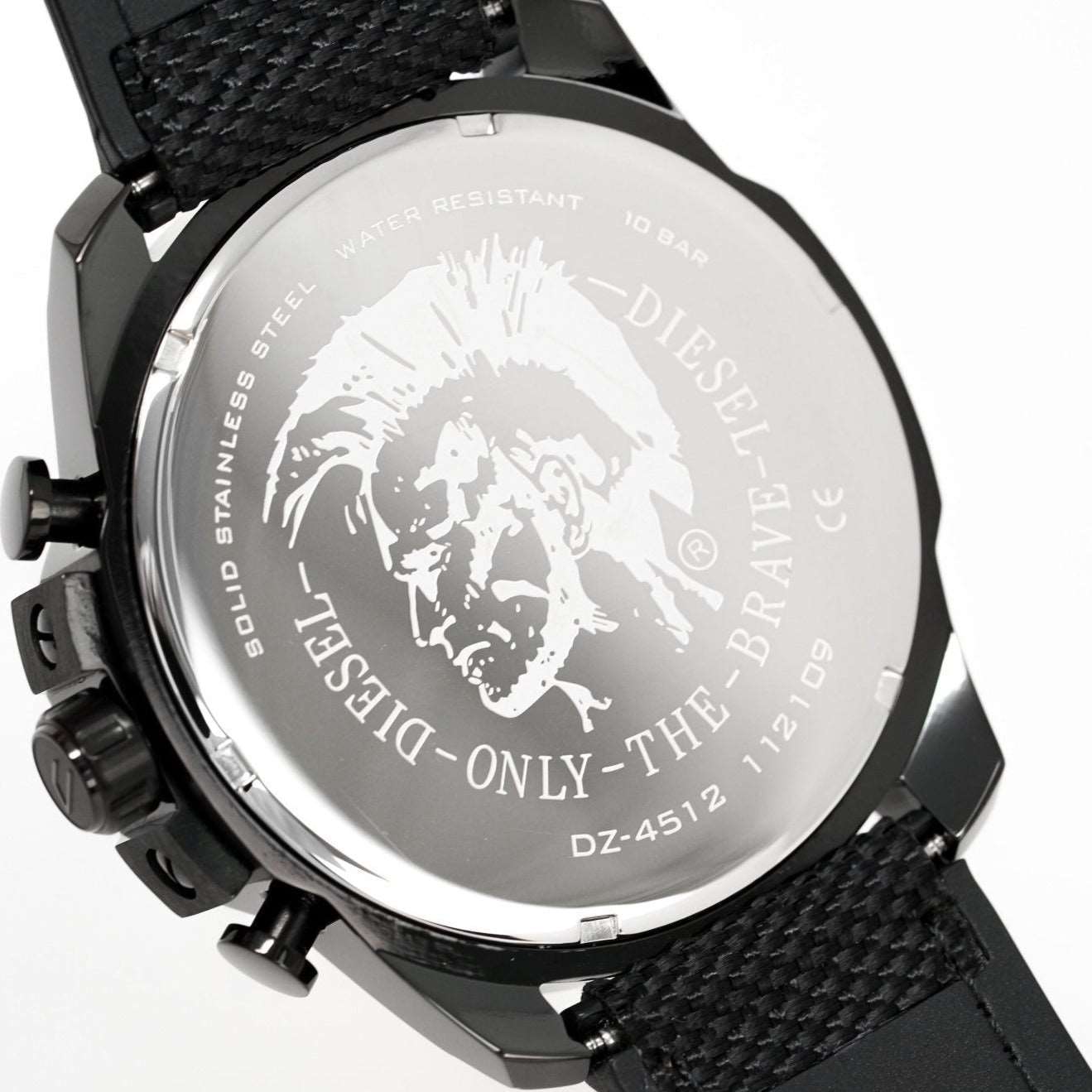 Diesel DZ4512 Men's Chronograph Mega Chief Black Grey Watch